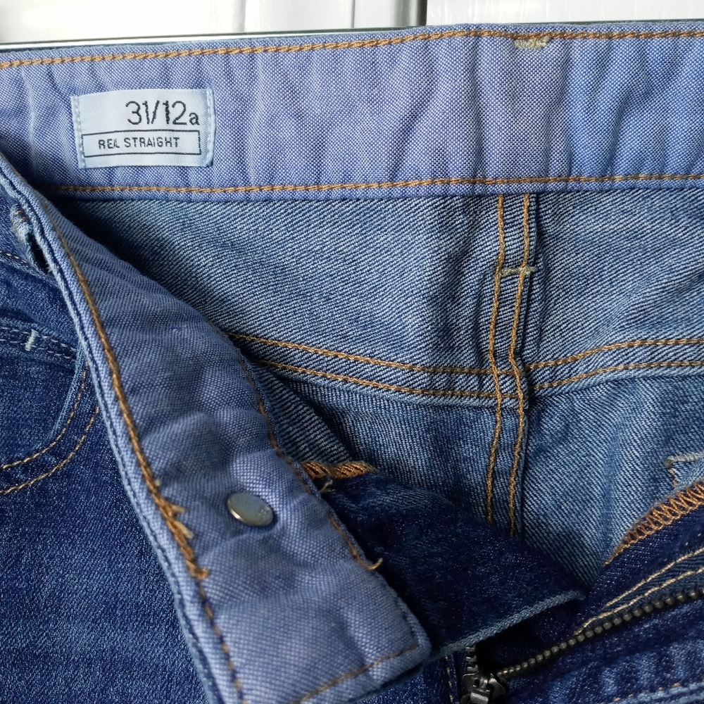 GAP straight leg jeans sz12 - Picture 4 of 4